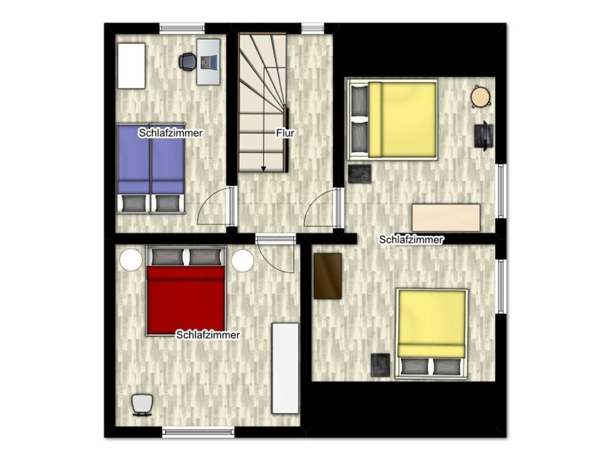 Ferienhaus Halbritter Pouch Esterno foto
